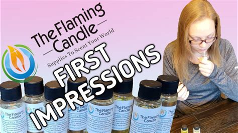 flaming candle fragrance oil